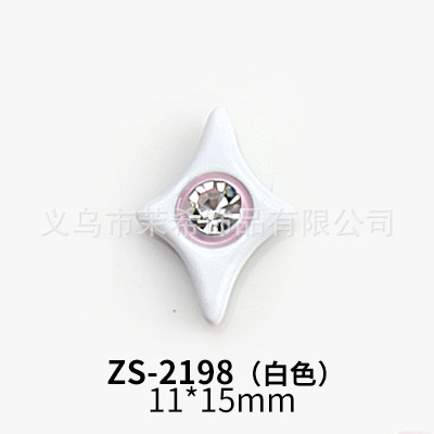 Summer Dopamine Style Hot Girl Girl Nail Ornament Three-Dimensional Expansion Inlaid Color Diamond Jewelry Zs2197