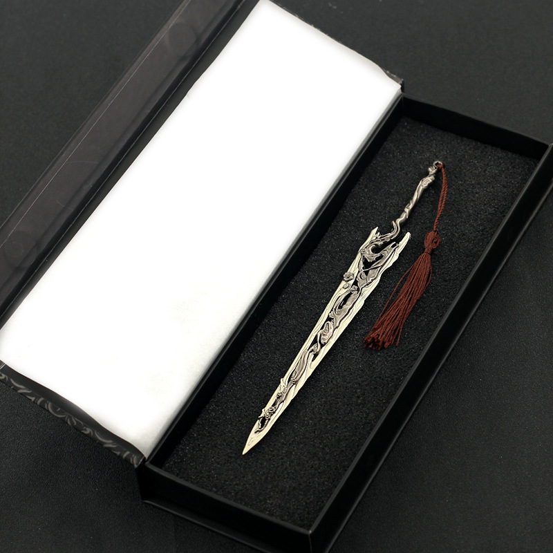 仙剑奇侠传7游戏周边修吾春滋剑22cm武器模型全金属工艺品摆件