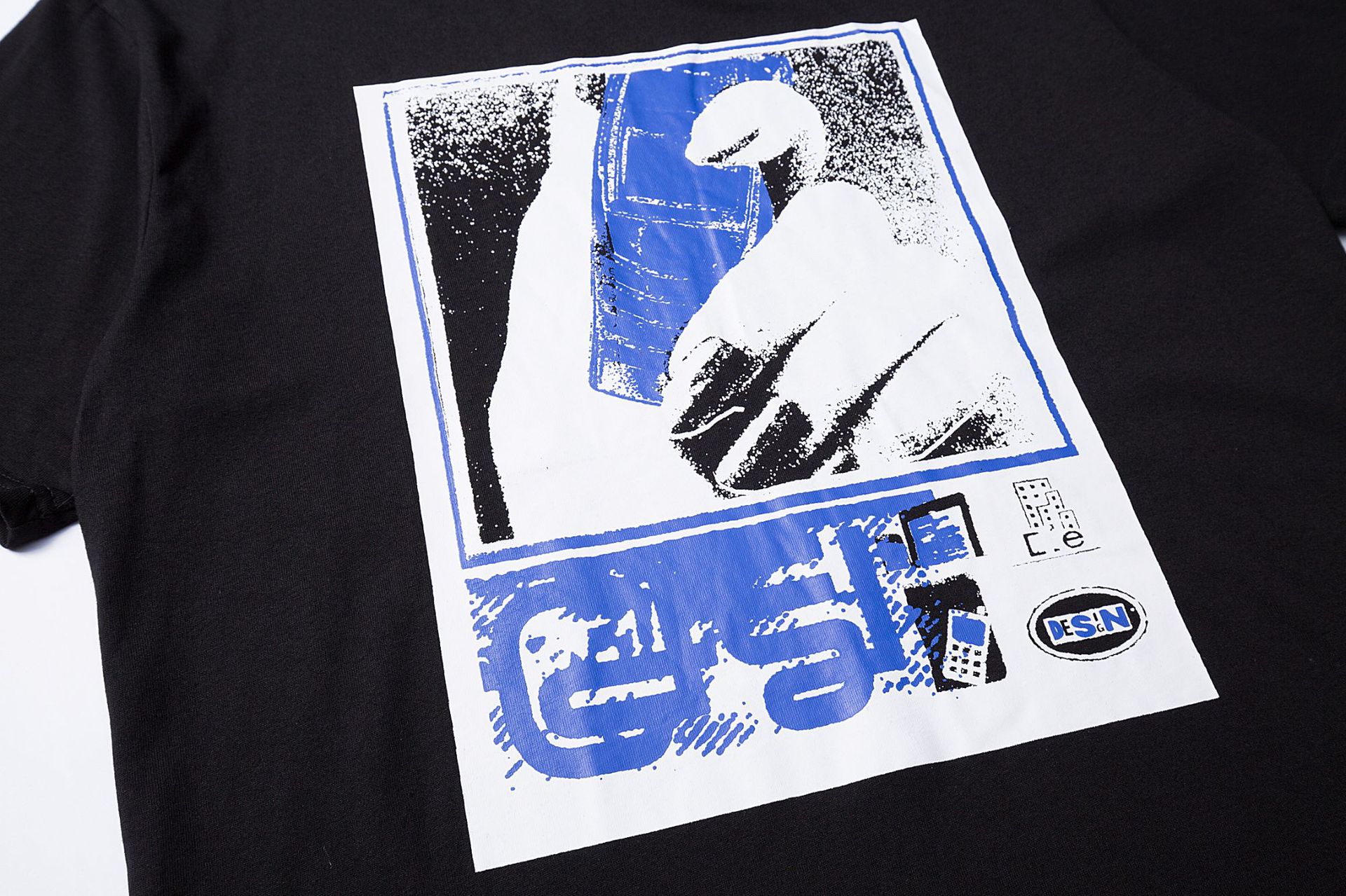 日系潮牌cavempt c.e手机印花男女款宽松休闲圆领短袖t恤情侣tee-阿里