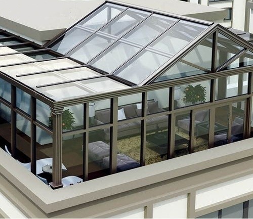 别墅钢化玻璃窗