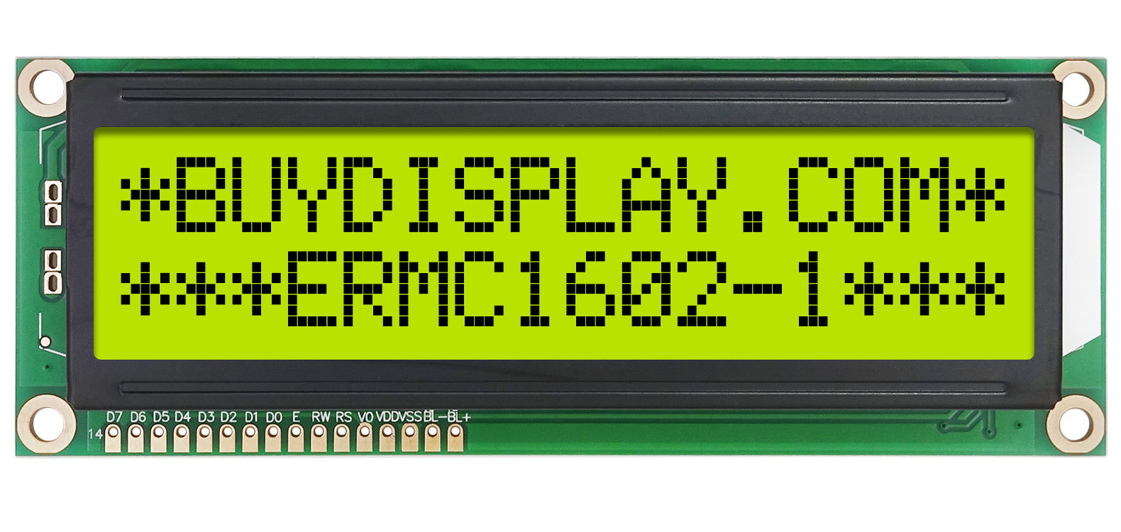 特价款大字符1602lcd模组/16x2单色字符型液晶显示模块/蓝底白字