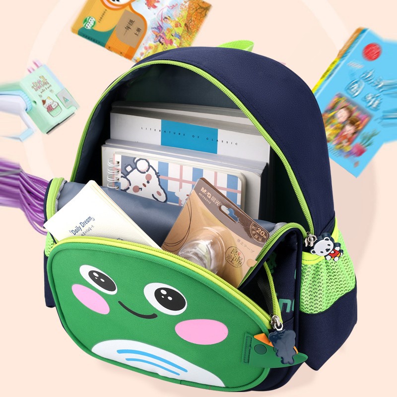 2023 Kindergarten Backpack Boys and Girls Children Animal Cartoon Cute Baby Dinosaur Bag