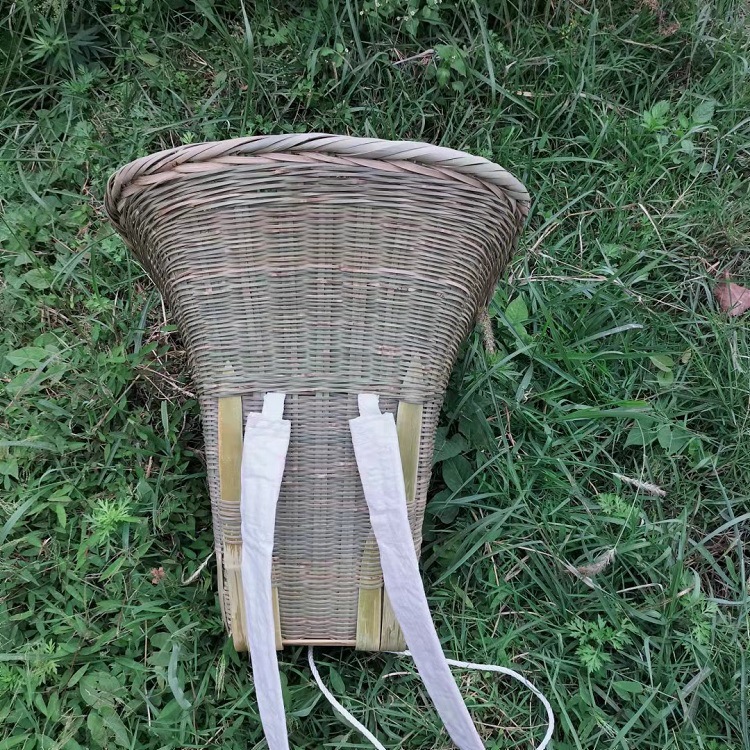 产地背箩箩筐竹编竹制品背篼背筐夹背缩口箩工地农村煤矿专用
