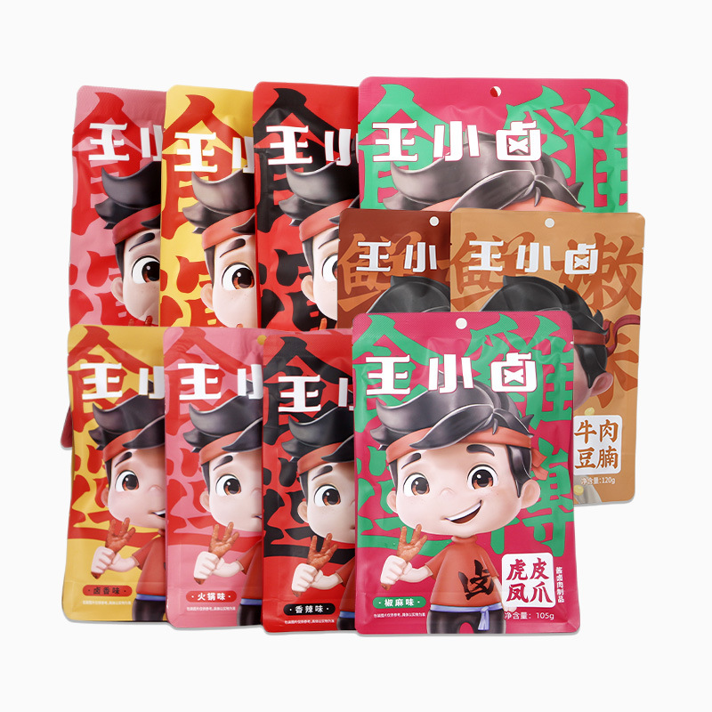 生产许可证编号sc10432128201717王小卤凤爪200g/210g 新老包装随机发