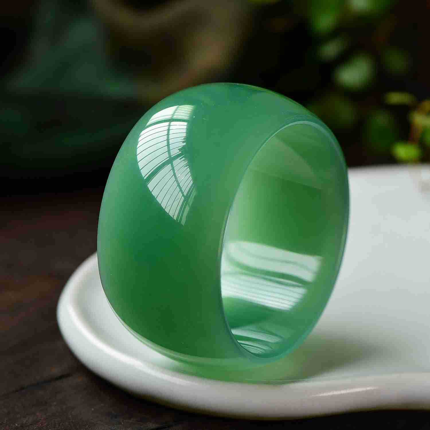 a货东陵玉手镯印度翡翠玉镯子满绿冰种玉石玉器镯子批发