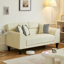 北欧简约出租房猫爪布现代双人布艺沙发三人简易款沙发客厅小户型