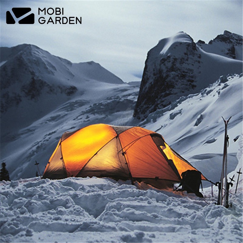 牧高笛沐雪2plus带雪群双人双层高山四季帐篷高山雪地冷山2air