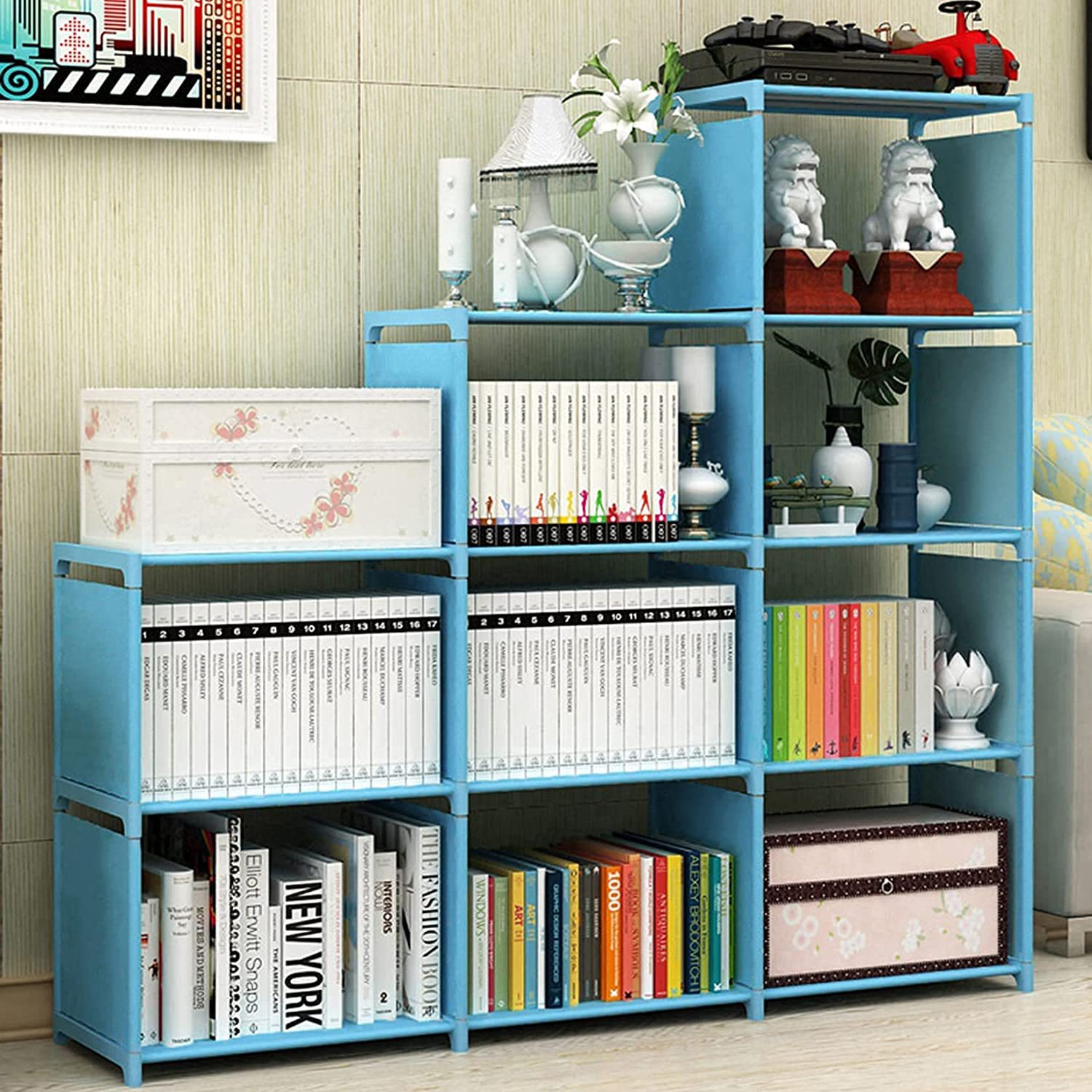 Simple Floor Bookshelf Desk Storage Cabinet Desk Bookcase Child Storage Bookshelf Living Room Shelf 0819