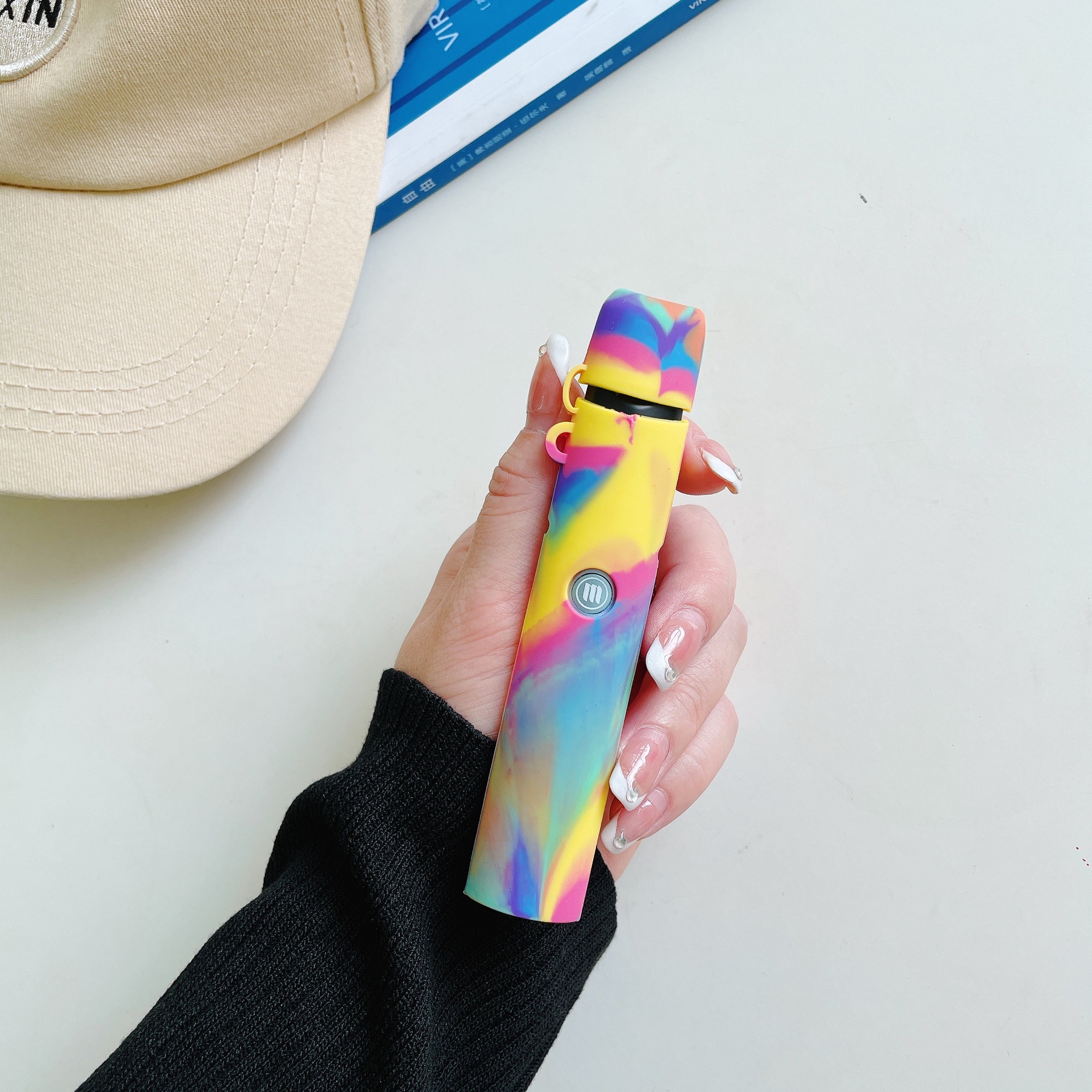 魔笛三代电子器烟套motl c保护套硅胶透明套挂绳贴纸皮套