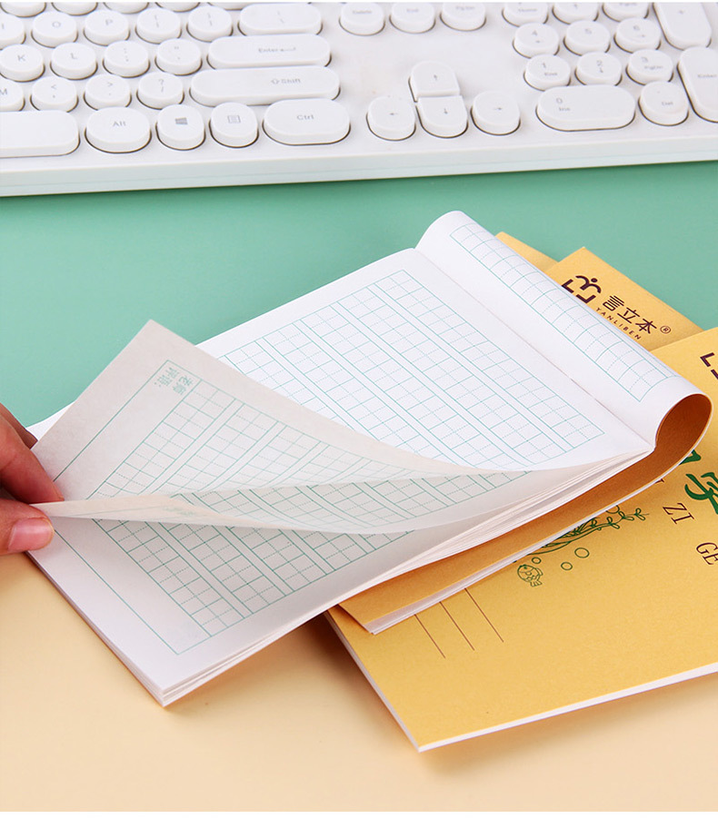 现货32k小学生生字本田字格作业本拼音练习本多格算术本写字本子