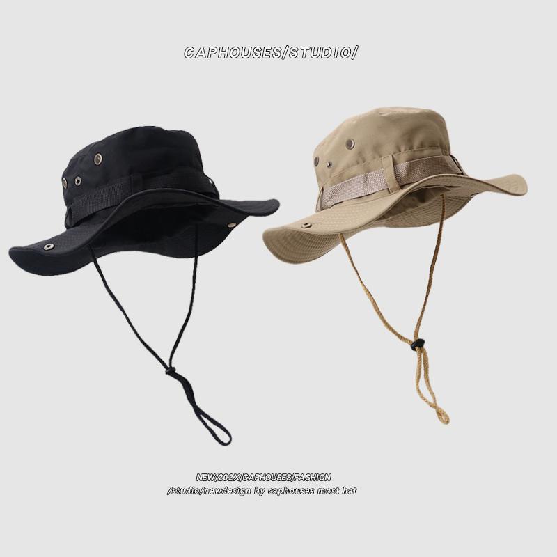 japanese fashion brand fisherman hat men and women summer breathable sun protection outdoor camping mountaineering fishing hat western cowboy hat