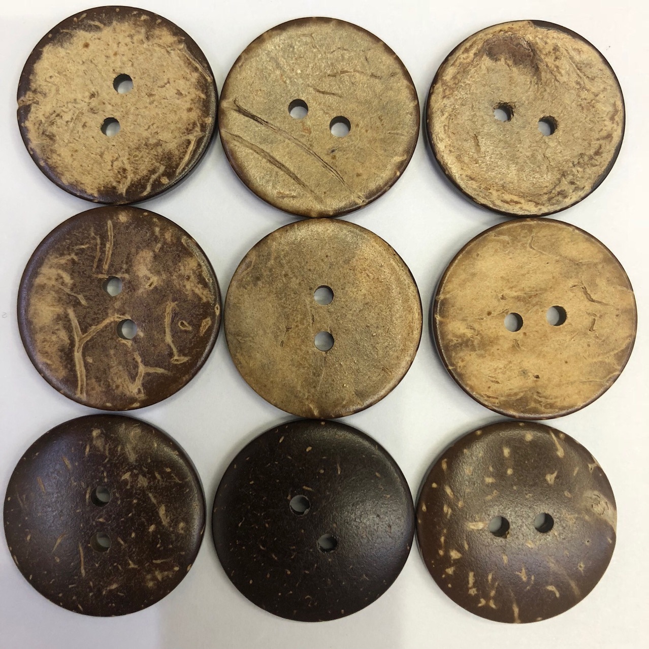 椰子纽扣椰壳木质扣子咖啡色diy衬衫毛衣大衣装饰配件