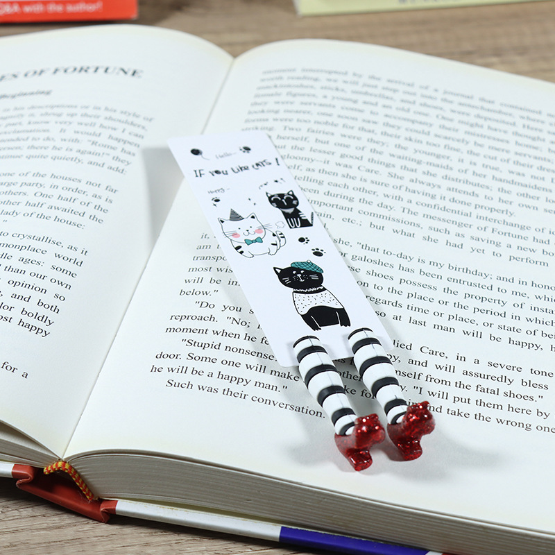High Heel Shoes Bookmark Good-looking Simple Niche Hard Card Bookmark Cute Elementary School Student Teacher's Day Graduation Small Gift