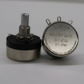 高品质ra28y-20s单圈线绕电位器 vr 精密旋转功率电位器1.5w