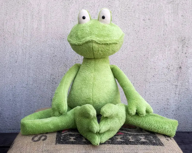 预售 跨境新品frog prince xxl长腿青蛙公仔 毛绒玩偶 玩具
