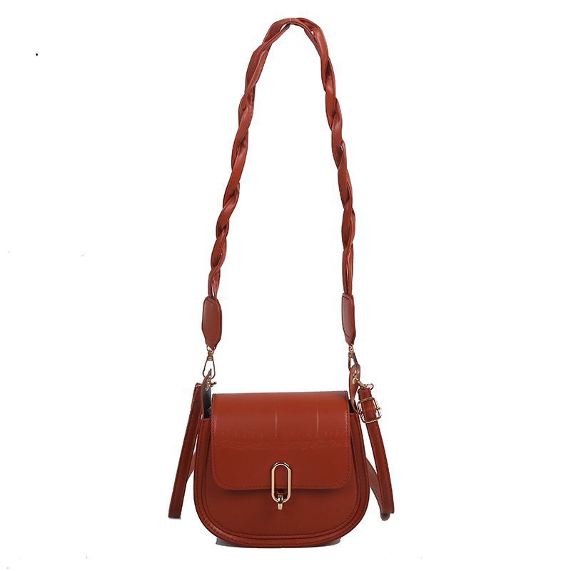 Small Bag Women's Bag 2021 Spring New Korean Fashion Shoulder Messenger Bag Simple Ins Saddle Bag