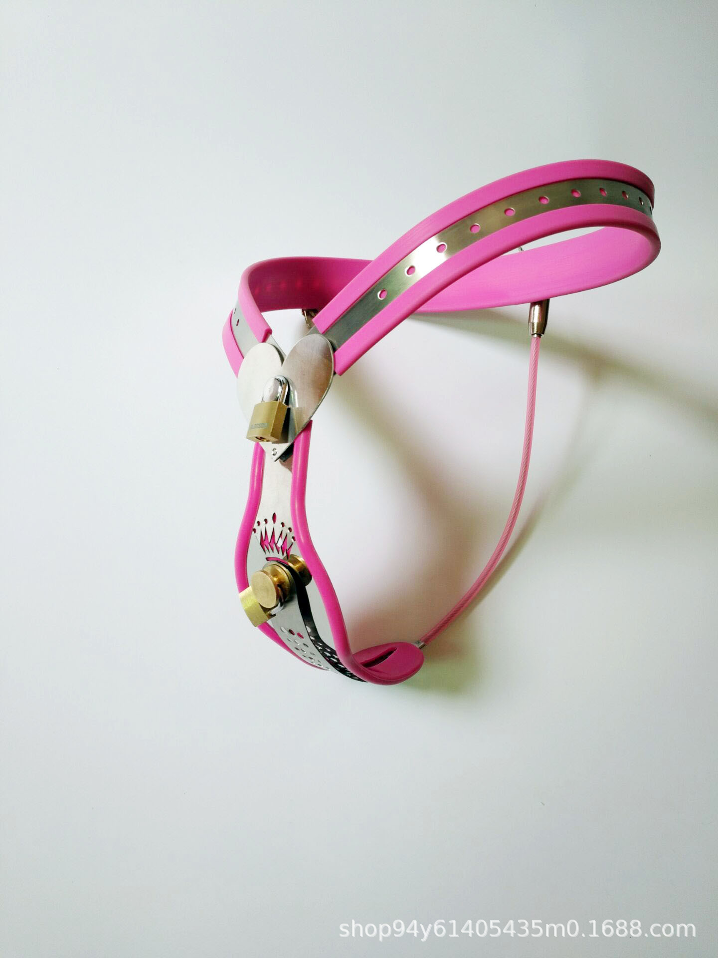 心型女用铁内裤贞洁裤不锈钢贞操带贞洁带不锈钢女用操带女t