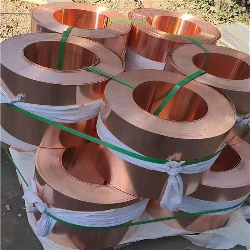0成交220千克铜带厂家0.2*200地板防静电铜箔铜带t3铜硬态软