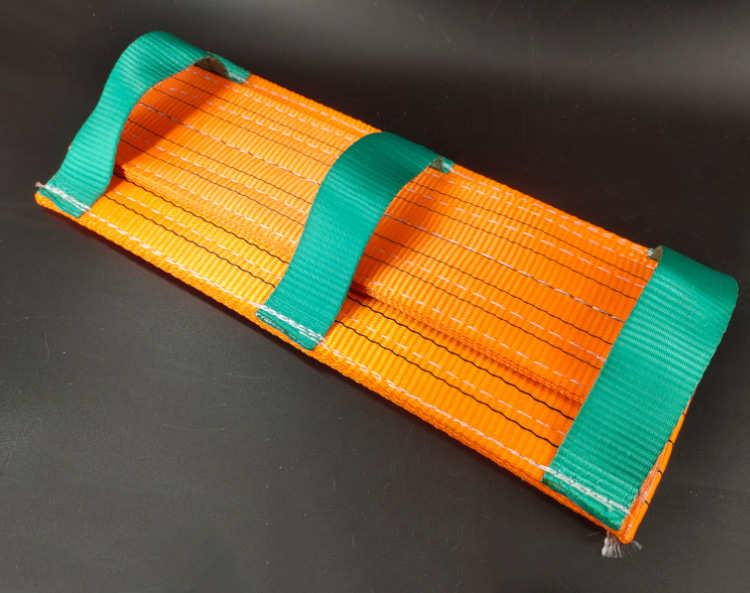 吊带护套3吨5吨10彩色柔性防割拐角护垫护角白色吊装带扁平保护套