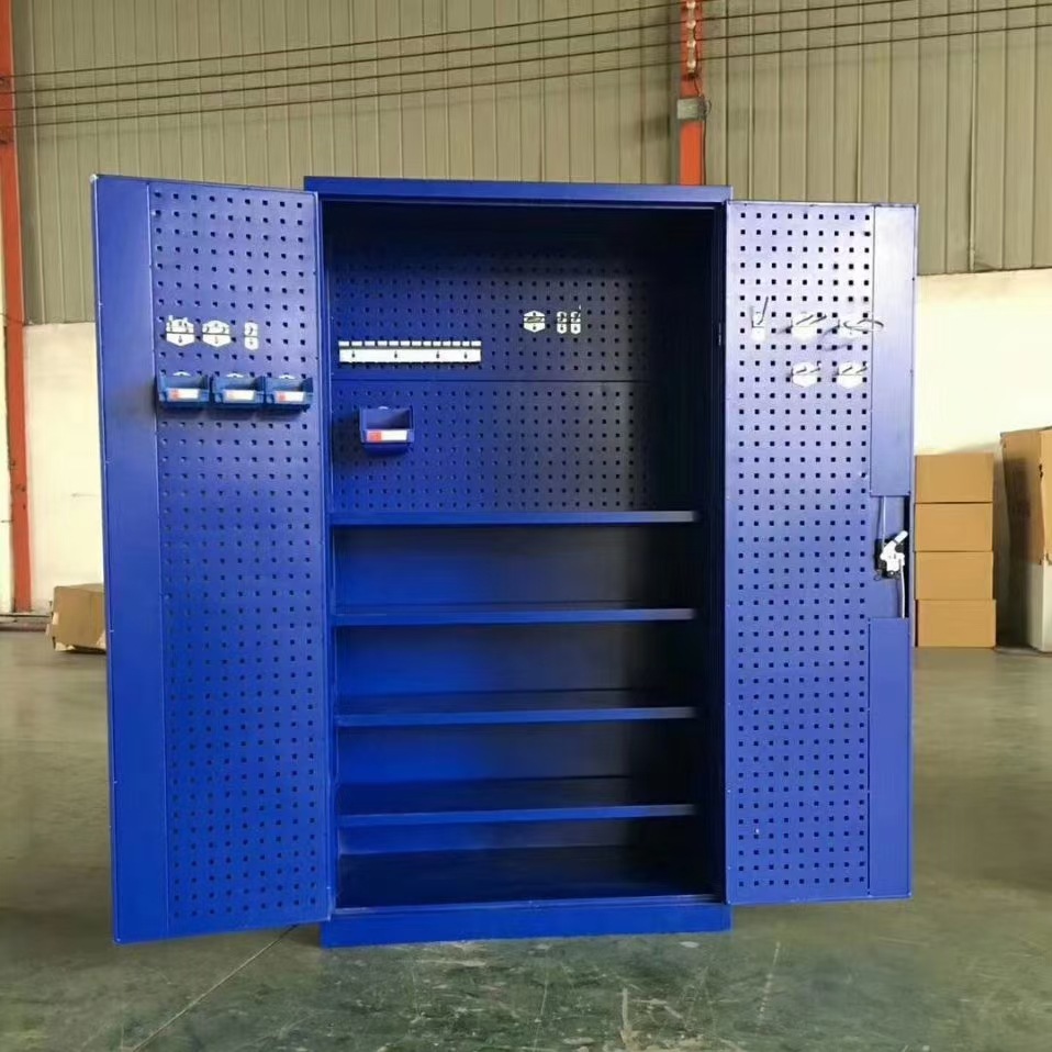 诚浩重型五金储存工具柜 加厚双开门工具柜 钢制车间置物柜
