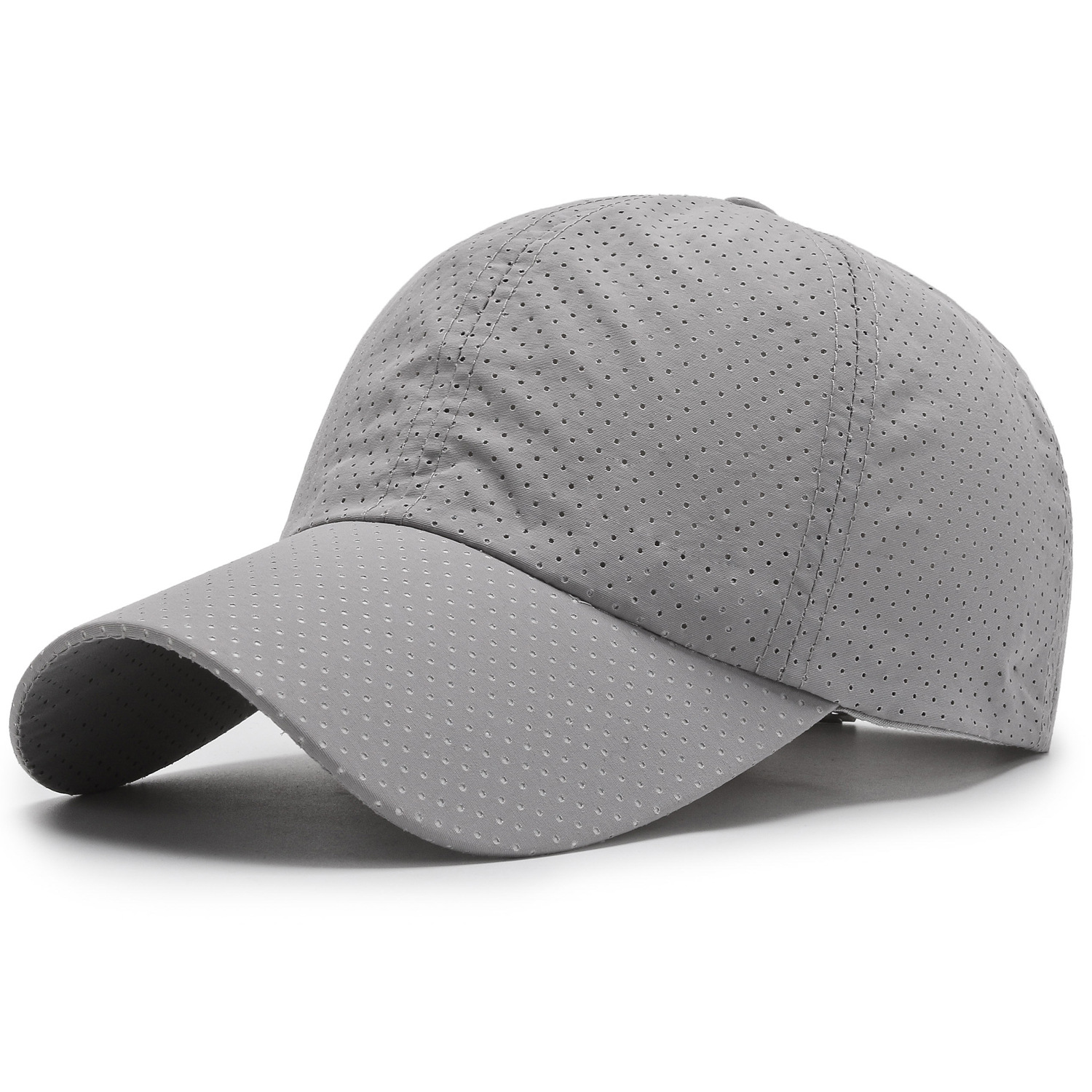 Hat Spring and Summer Outdoor Casual Sun Hat Men's and Women's Simple Elegant Quick-Drying Breathable Net Cap Printed Logo