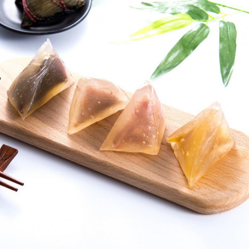 水晶粽子端午节粽透明粽冰粽礼品多种口味网红晶晶甜冰粽一件代发