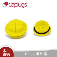 BT-C螺纹塞十字槽螺纹密封防尘堵头 高/低密度聚乙烯螺丝孔螺纹塞