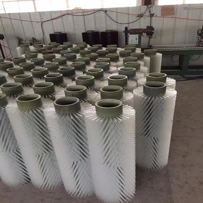 工业毛刷辊 清洗缠绕毛刷辊 尼龙丝毛刷辊除尘滚筒刷辊厂家直供