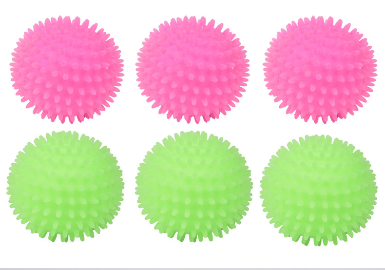 解压夜光毛刺减压发泄球 tpr慢回弹面粉球儿童捏捏乐挤压按摩球