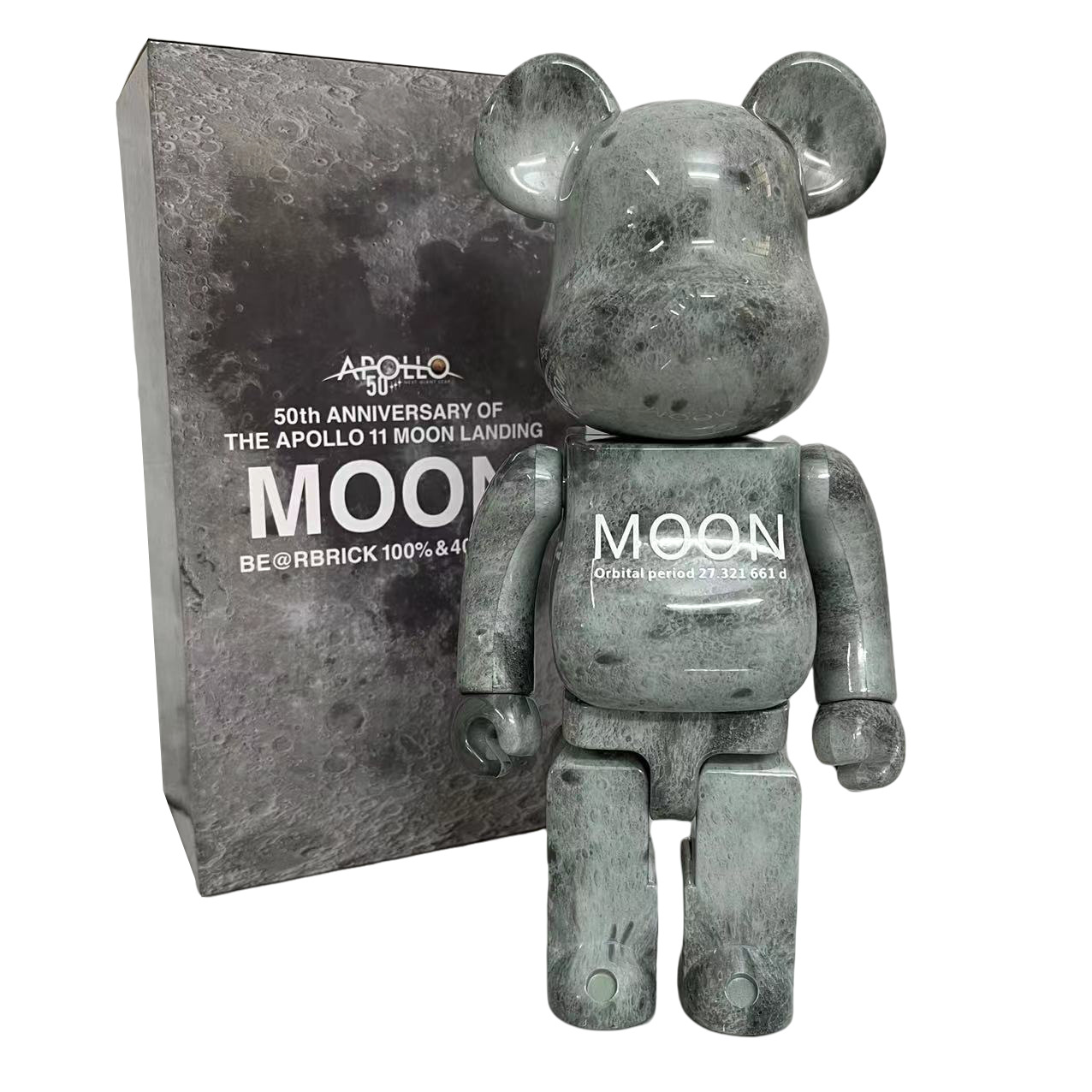 bearbrick400%暴力熊地球积木熊黑洞网红梵高潮公仔火星关节摆件
