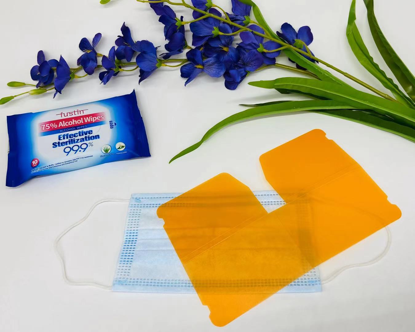 厂家直销一次性口罩夹暂存夹可折叠便携式口罩收纳夹可定制logo