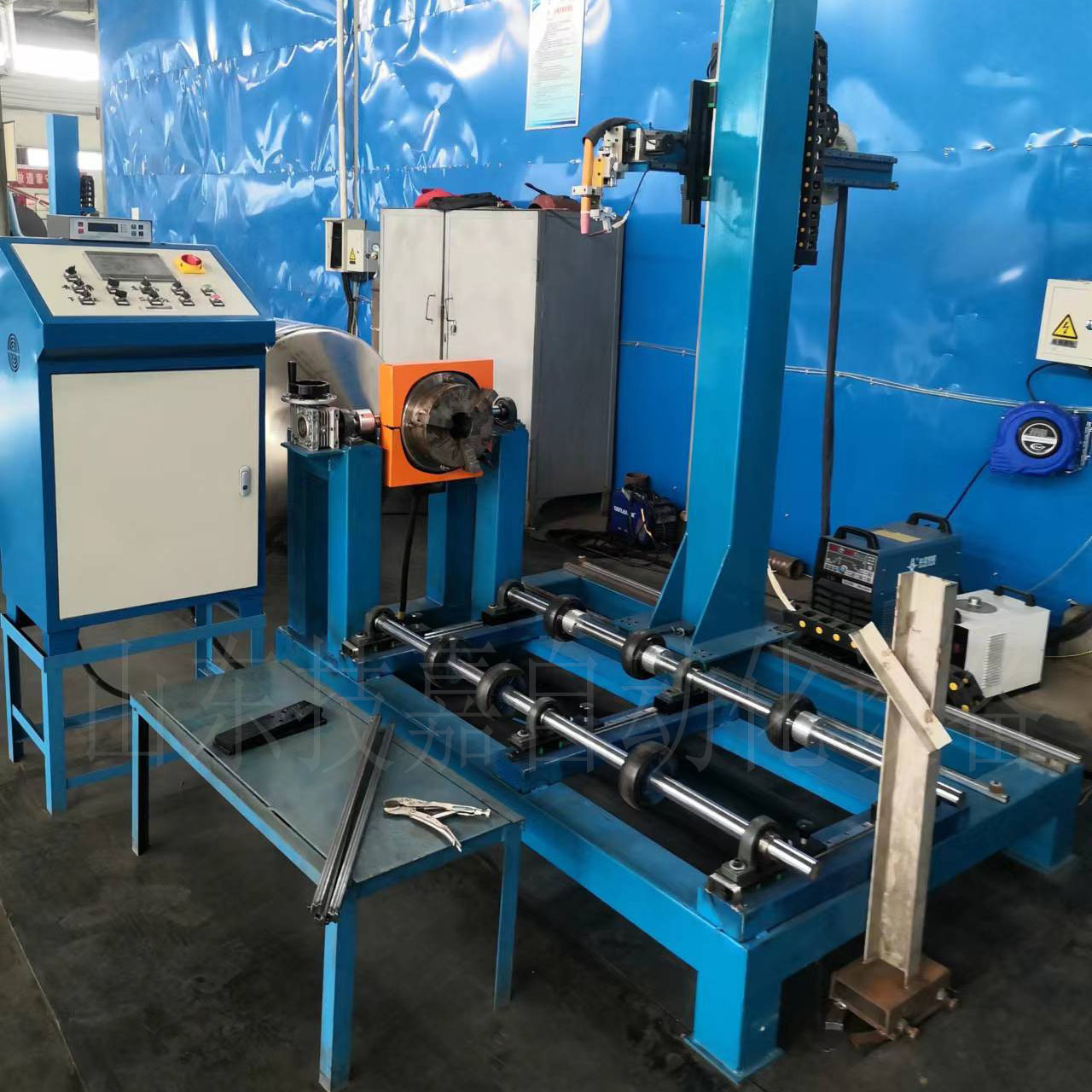 管激光焊接切割钢管生产线管材成型焊接激光切割全自动生产线06