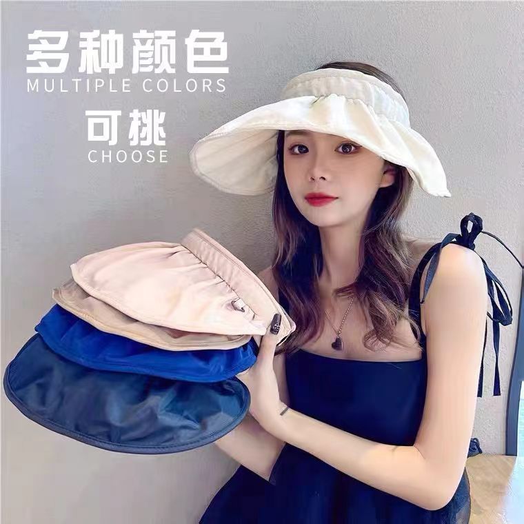 Factory Self-Produced and Self-Sold Shell Sun Protection Hat Female Summer Cover Face Beach Sun Hat Cycling Air Top Sun Hat