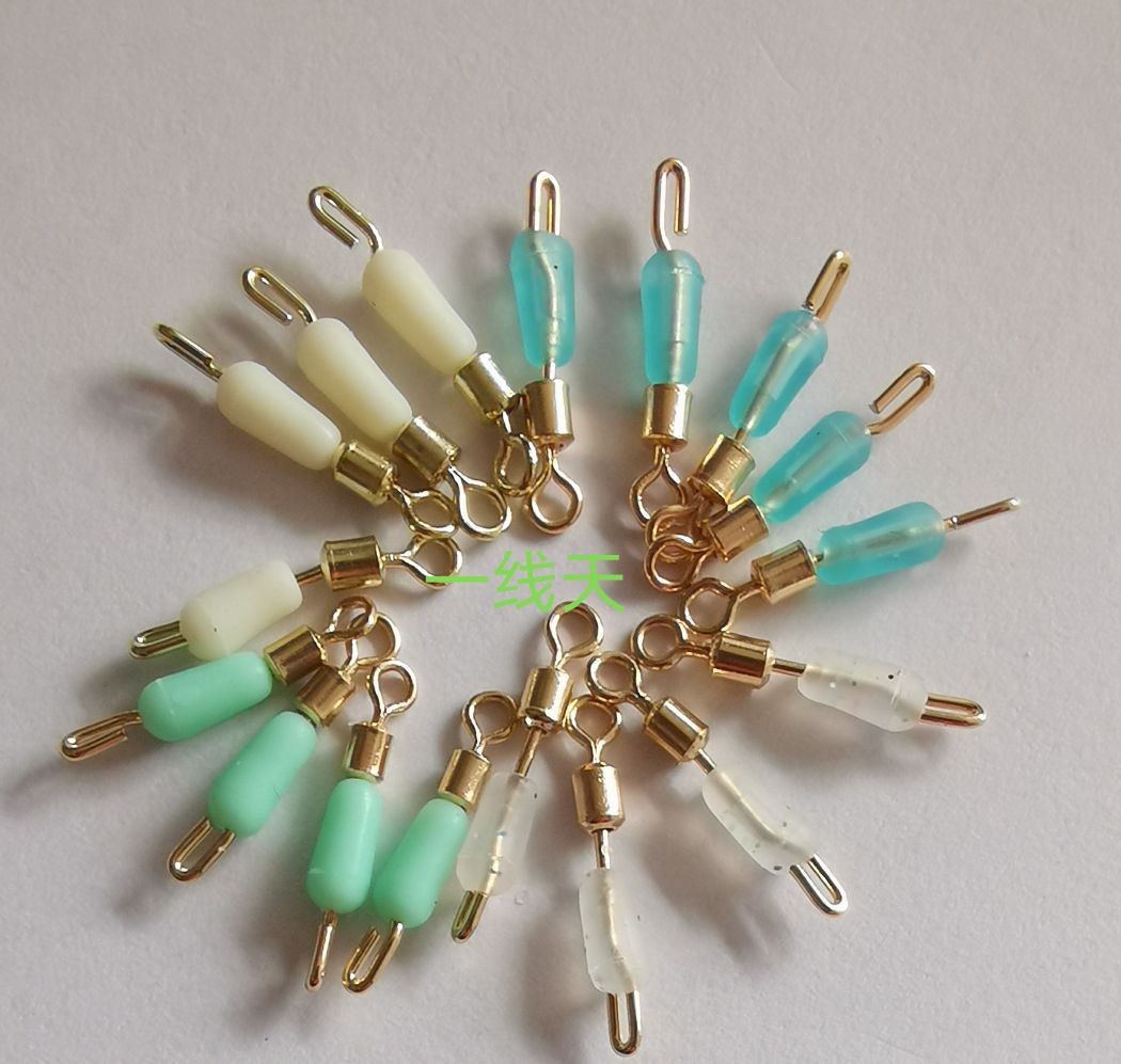 真金硅胶子线夹速换防缠子线夹8字环连接器渔具垂钓小配件散装批