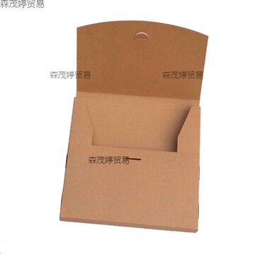 牛皮纸盒衬衫t恤服装包装盒牛皮袋礼物盒茶饼盒可印logo