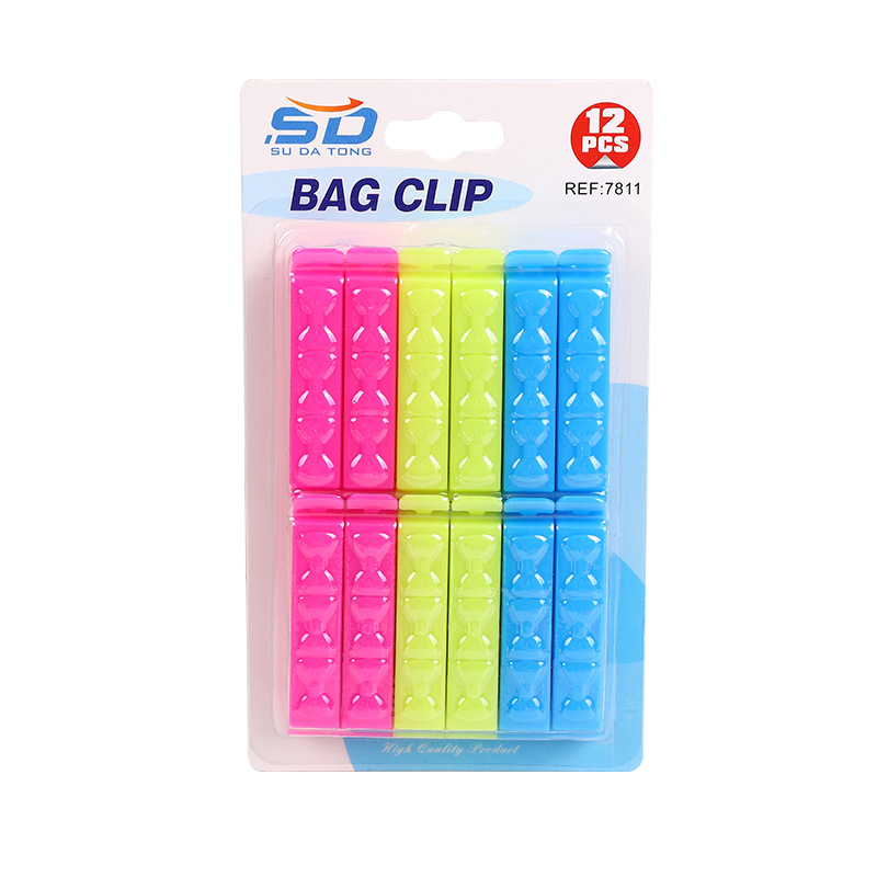 Grocery Bag Fresh-Keeping Sealing Clip Snack Seal Kitchen Finishing Sealing Clip Manufacturers Supply Bow Clip Japanese Style
