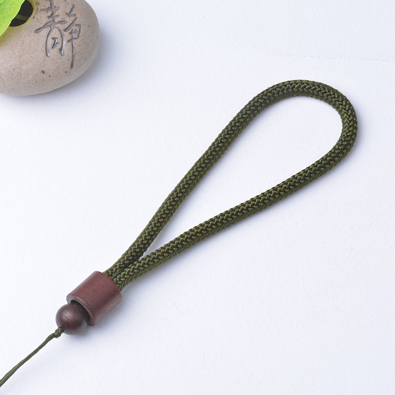 手工编织酸枝木手把件绳弹弓失手绳中国结吊头文玩配饰绳厂家直供