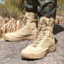 跨境供应新款高帮战术靴超轻户外鞋沙漠靴高帮鞋登山鞋男女沙漠靴