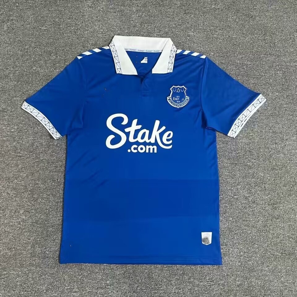 英超足训练球服23-24埃弗顿球衣球迷版短袖上衣儿童套装冷门偏门