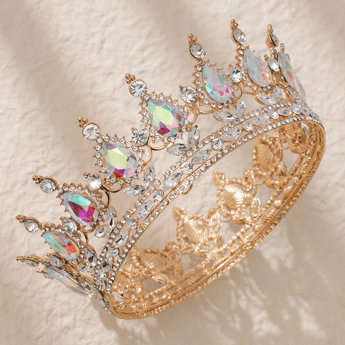 亚马逊爆款皇冠 速卖通爆款新娘水晶皇冠 合金水晶皇冠批发-阿里巴巴