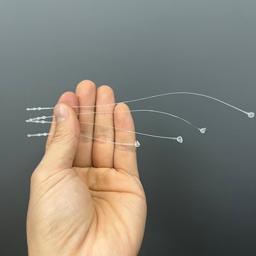 子母扣一包约1000条发饰品包装扎带批发尖头塑料绳子固定绳打标签