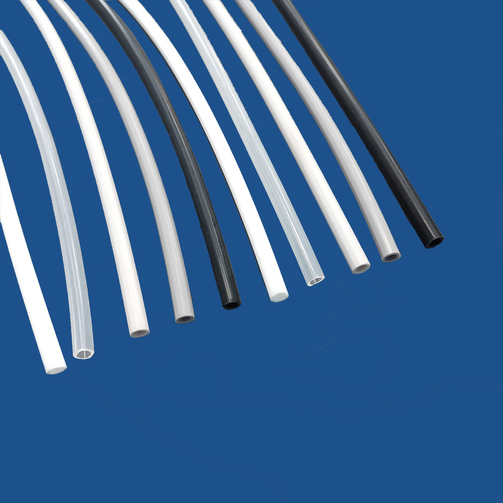 厂家定制缝线款硅胶套管led5宽带线高透硅胶异形管软灯带套管批发