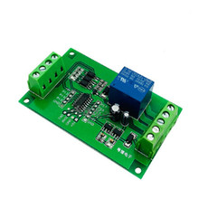 两路信号输入可编程控制板继电器模块光耦隔离抗干扰延时自锁12V