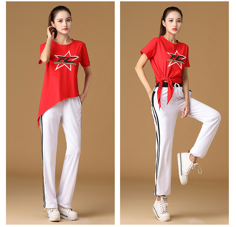 洛神广场舞服装新款曳步舞运动装春秋季时尚潮流健身鬼步舞衣服女