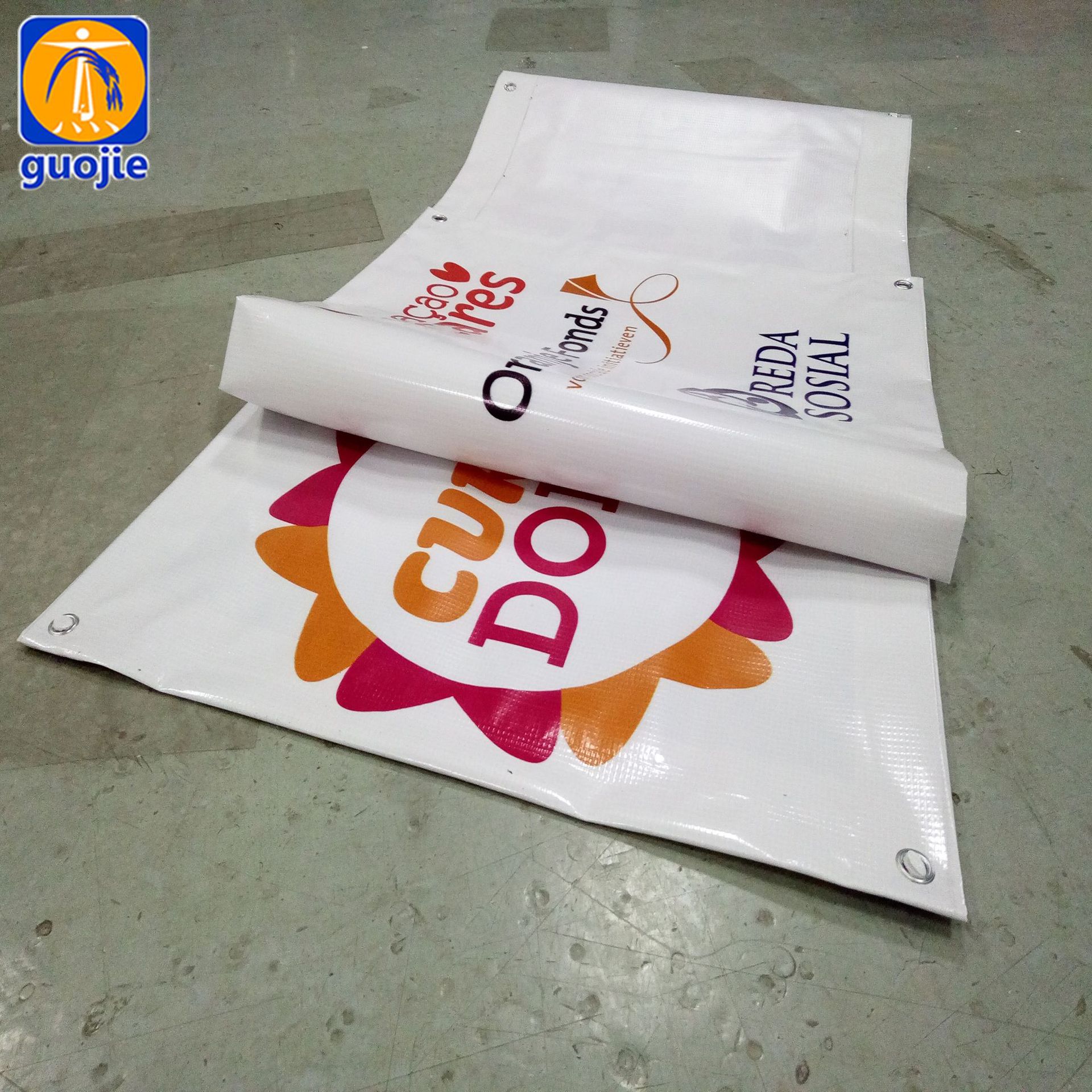 厂家直销广告横幅pvc横幅希运布灯布 乙烯基横幅数码打印彩色条幅-阿