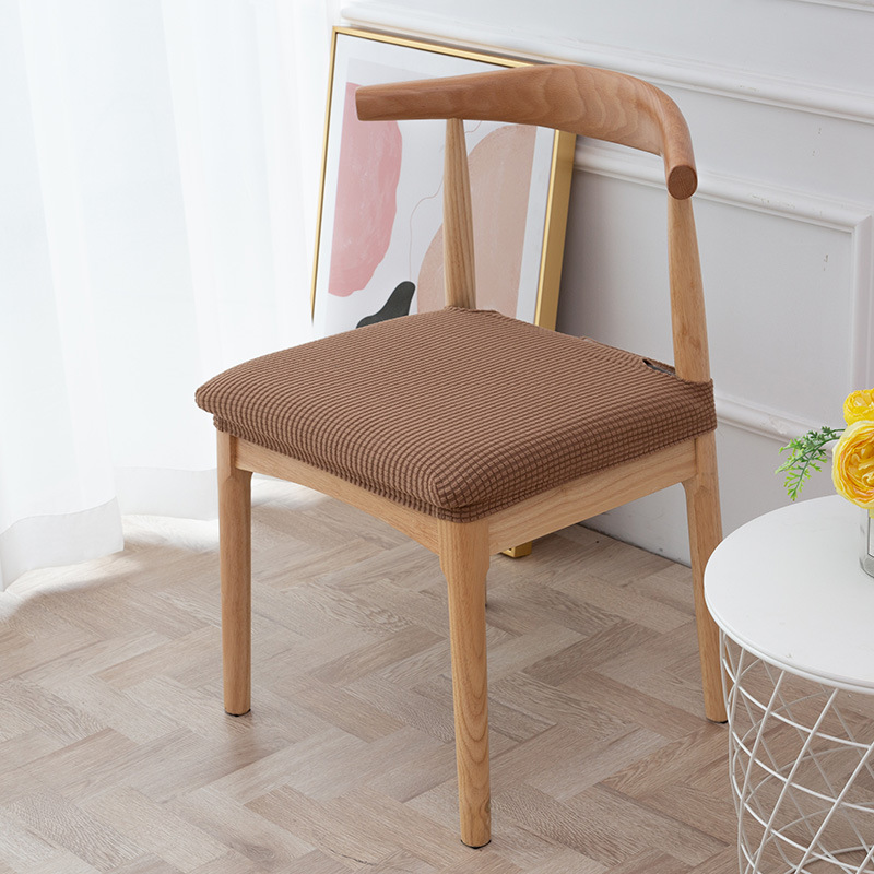 Home Chair Cover Chair Cushion Set Nordic Style Chair Cover Thick Cover Elastic Seat Cover Dining Chair Cover Dining Table Chair Covers Integrated