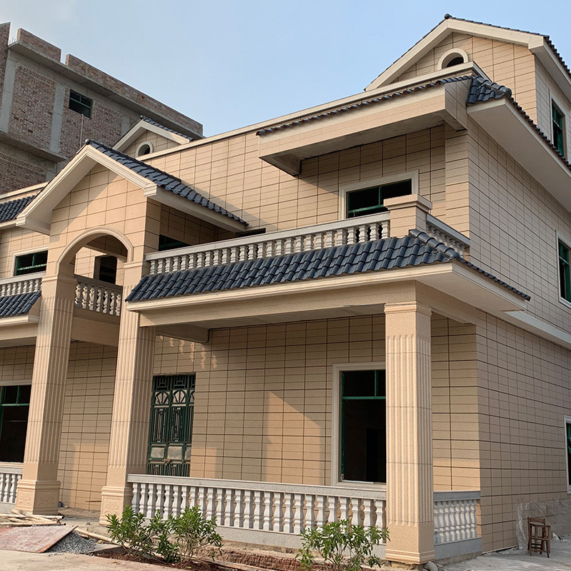 罗马柱瓷砖外墙砖家用乡村别墅外墙瓷砖外墙仿石砖仿大理石柱子砖