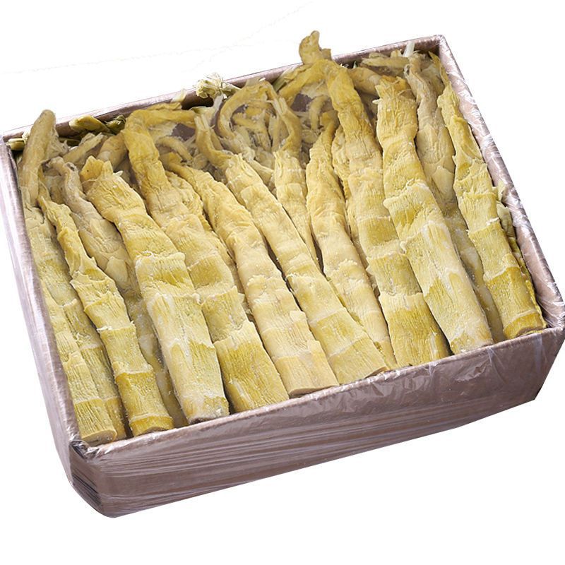 天目山笋干竹笋干货天目扁尖竹笋黄山货干笋半腌笋盐咸笋1-5斤
