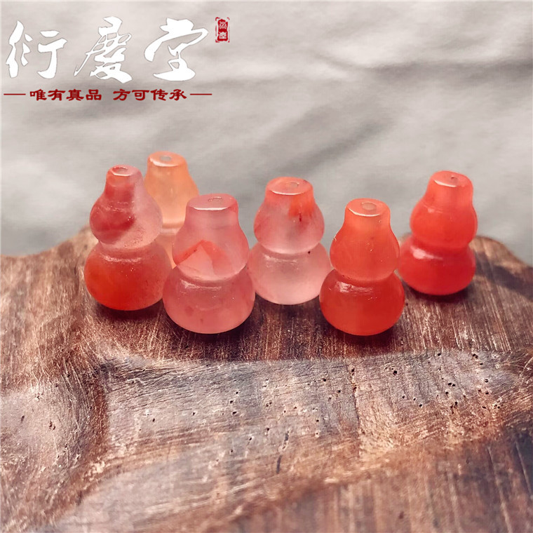四川天然南红玛瑙diy配件菩提文玩手串散珠配饰小滴溜