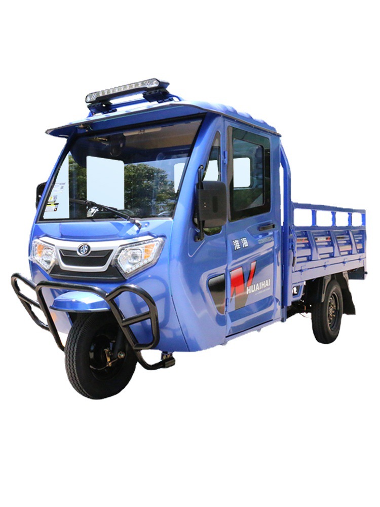 驭风电动三轮车大水电拉货农用载重王全封闭式货运送货电瓶车